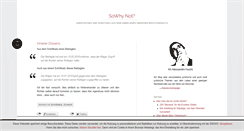 Desktop Screenshot of blog.sowhy.de